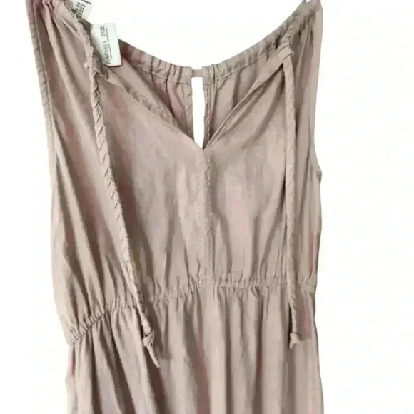 NWOT Rachel Zoe Linen Blend Muted Mauve Tiered Maxi Dress - Picture 7 of 9